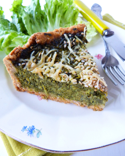 Contre le mauvais temps, on fait sa quiche - Cuisine en bandoulière