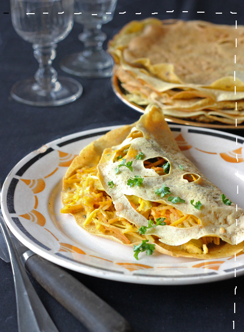 crepe pois chiche sans gluten
